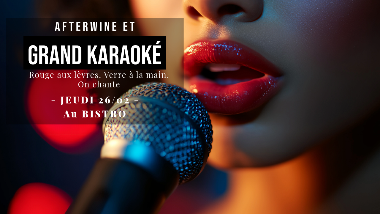 AFTERWINE & GRAND KARAOKÉ