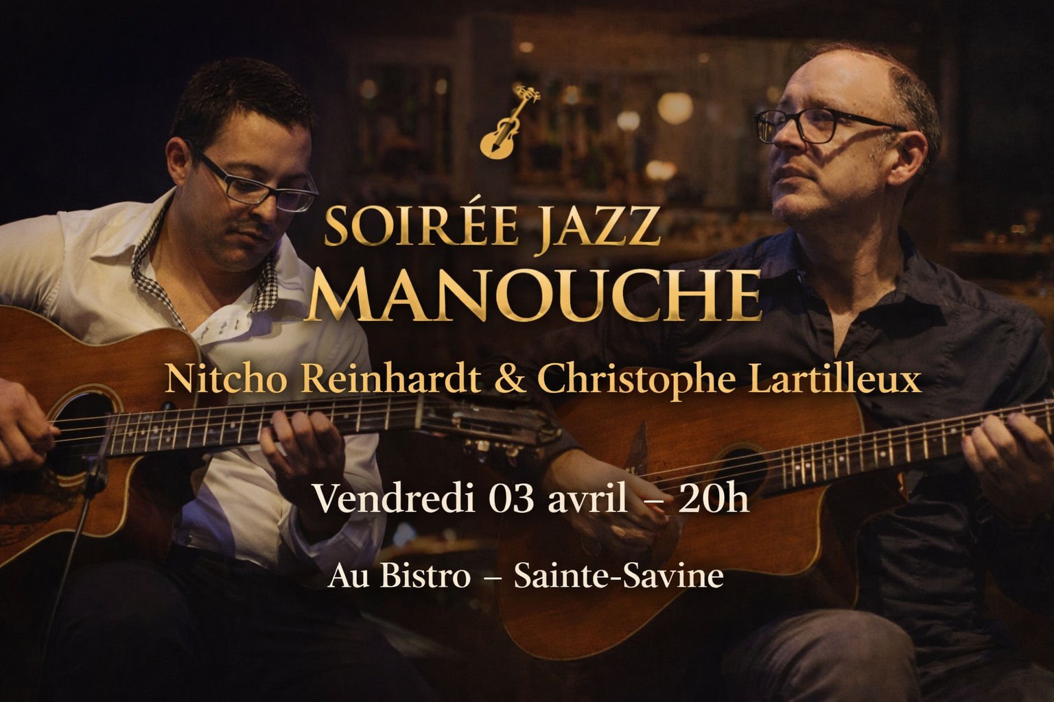 DINER CONCERT JAZZ MANOUCHE