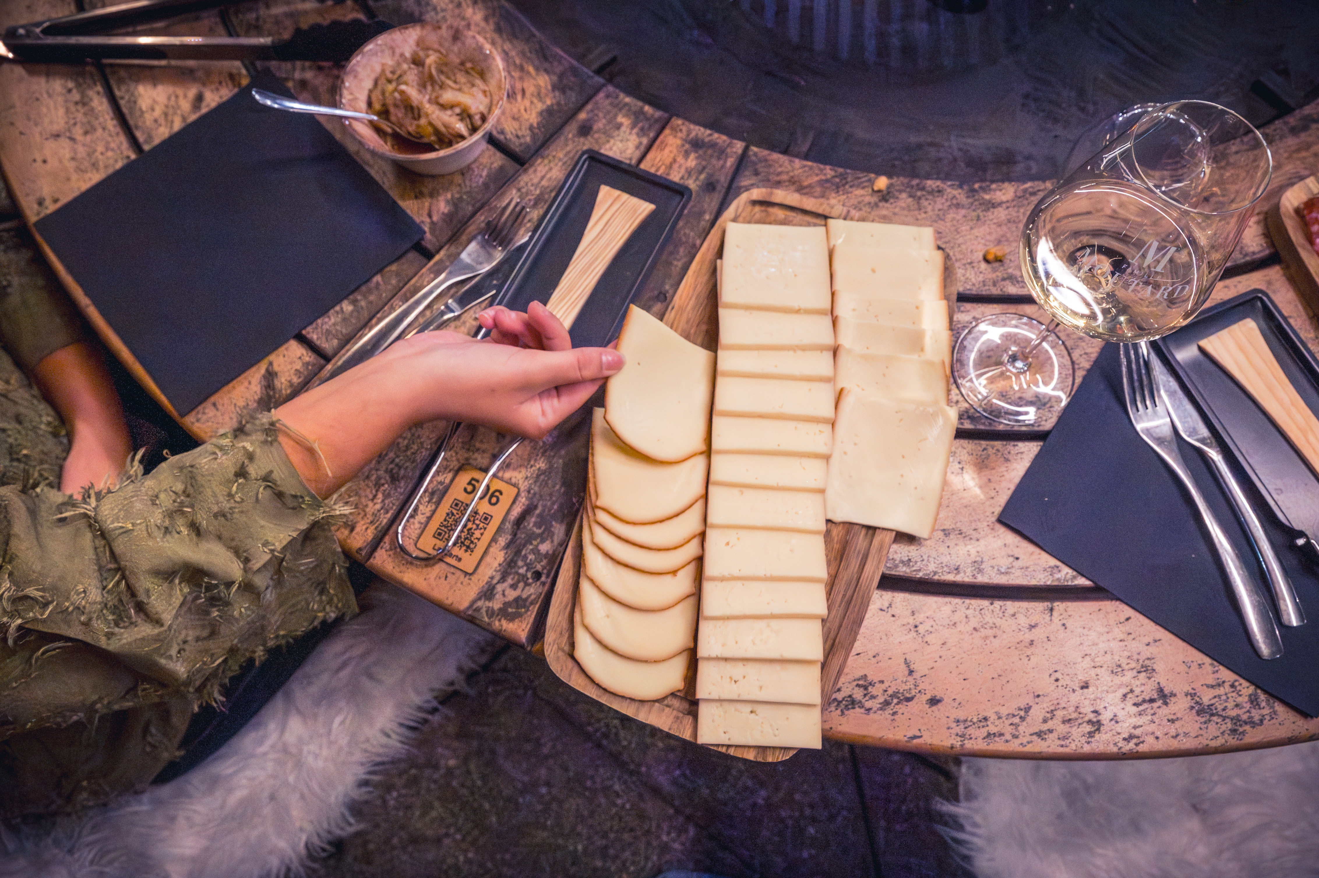 Planches à partager autour du brasero